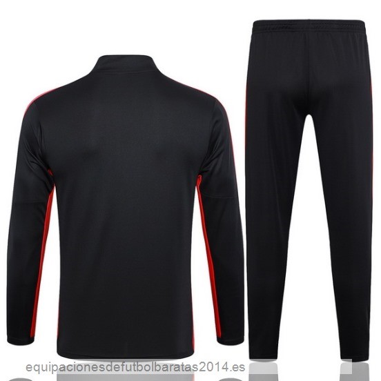 Nuevo Conjunto Completo Sudadera Entrenamiento Paris Saint Germain 23/24 Rojo II Negro Baratas